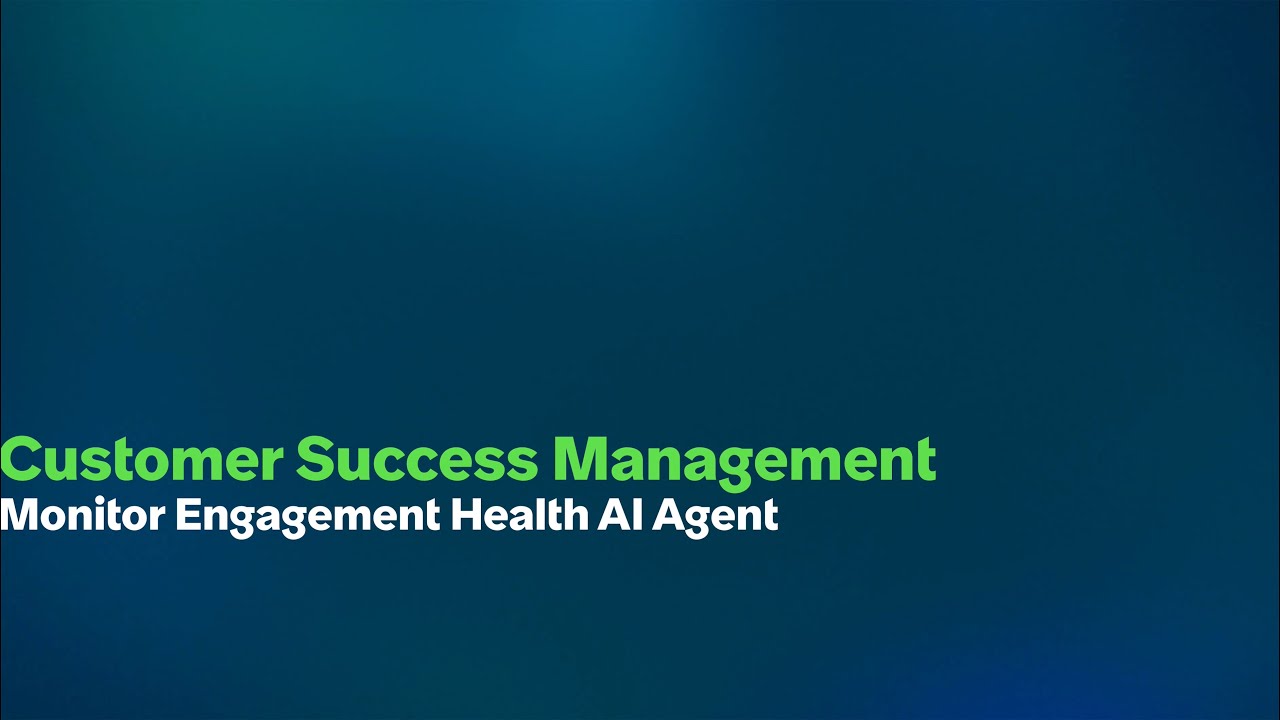 Monitor Engagement Health AI Agent