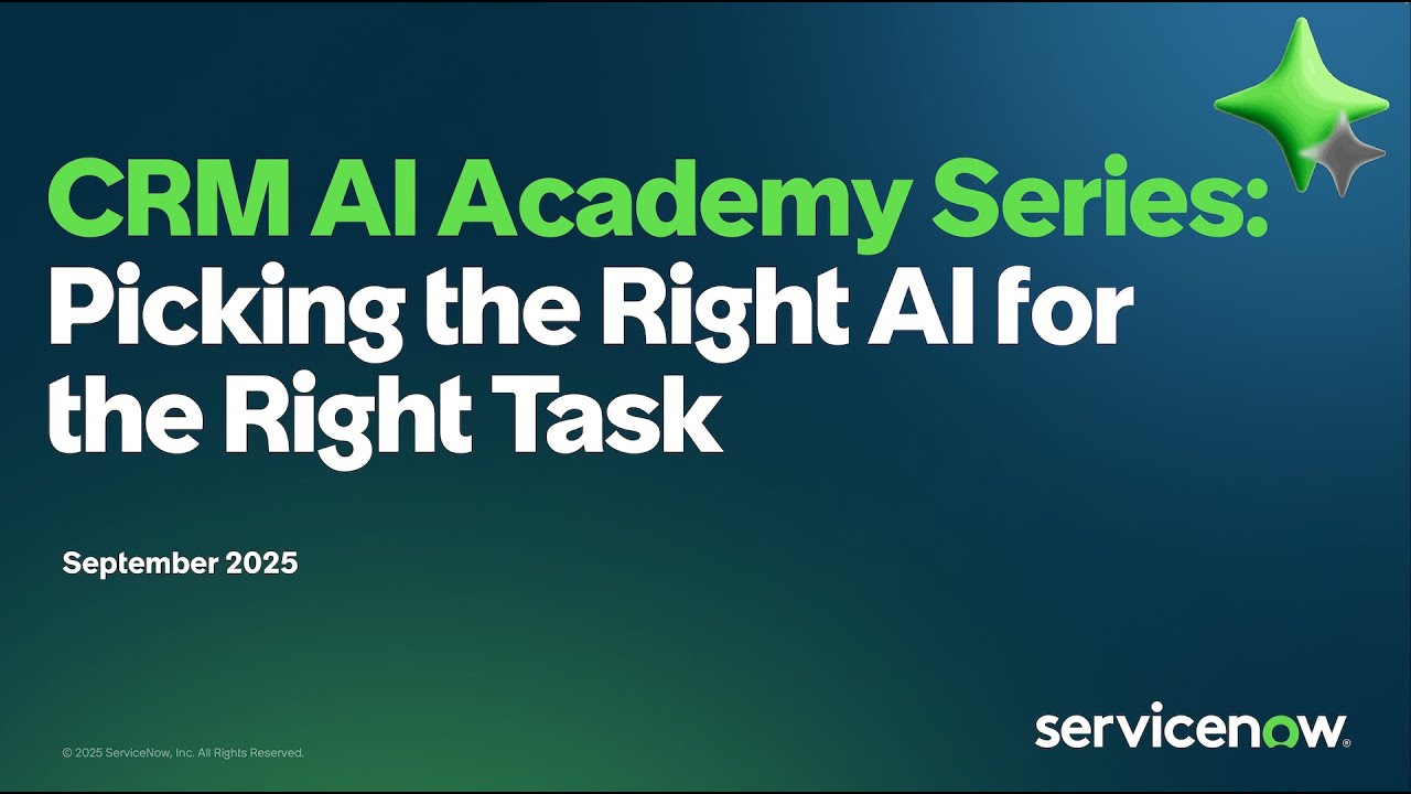 CRM AI Academy: The AI Decision Matrix for Customer Service
