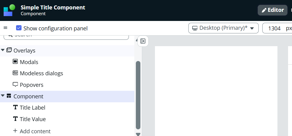 Leveraging Zurich's Component Builder for EVAM View Templates