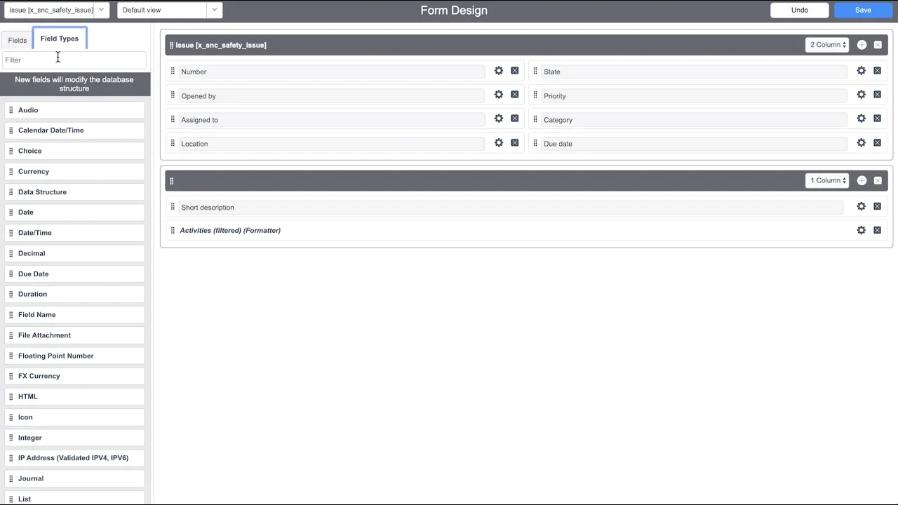 Builder | Configuring the classic UI