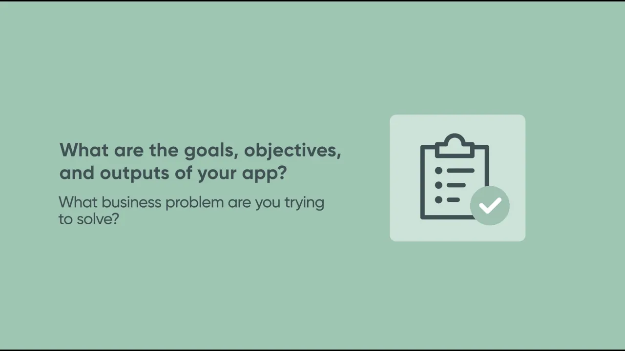 Builder | Planning your app