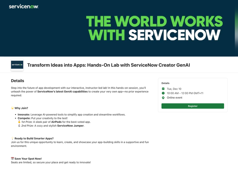 Put your creativity to the test! Virtual Innovation Session - 10th Dec 2024 - There are Prizes!