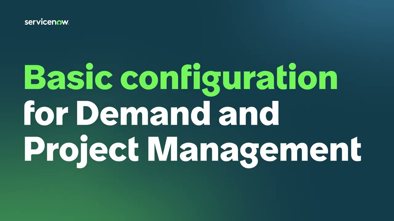 How to Configure Demand Management and Project Management