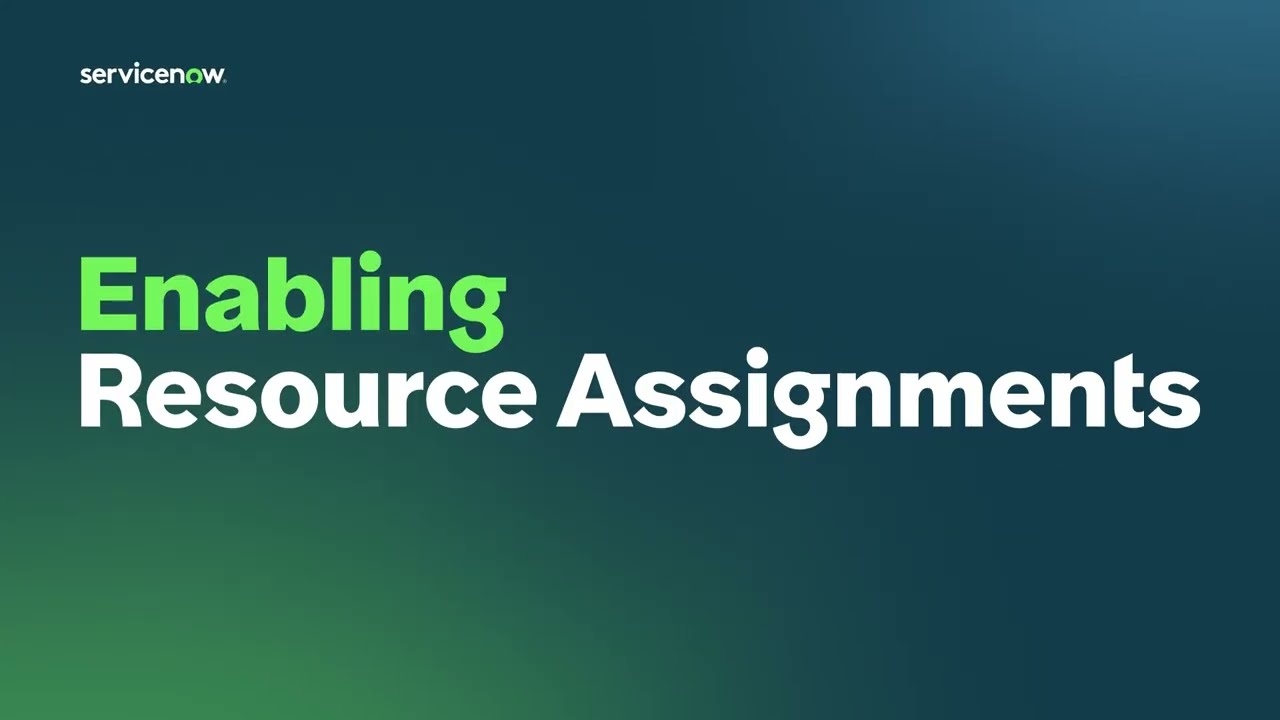 How to Enable Resource Assignments in the New Resource Management Solution