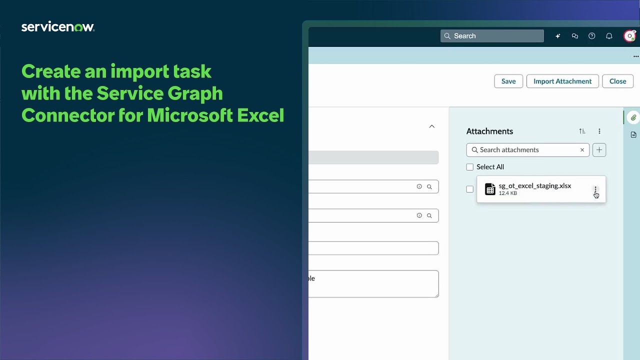 Operational Technology Management | Create an import task