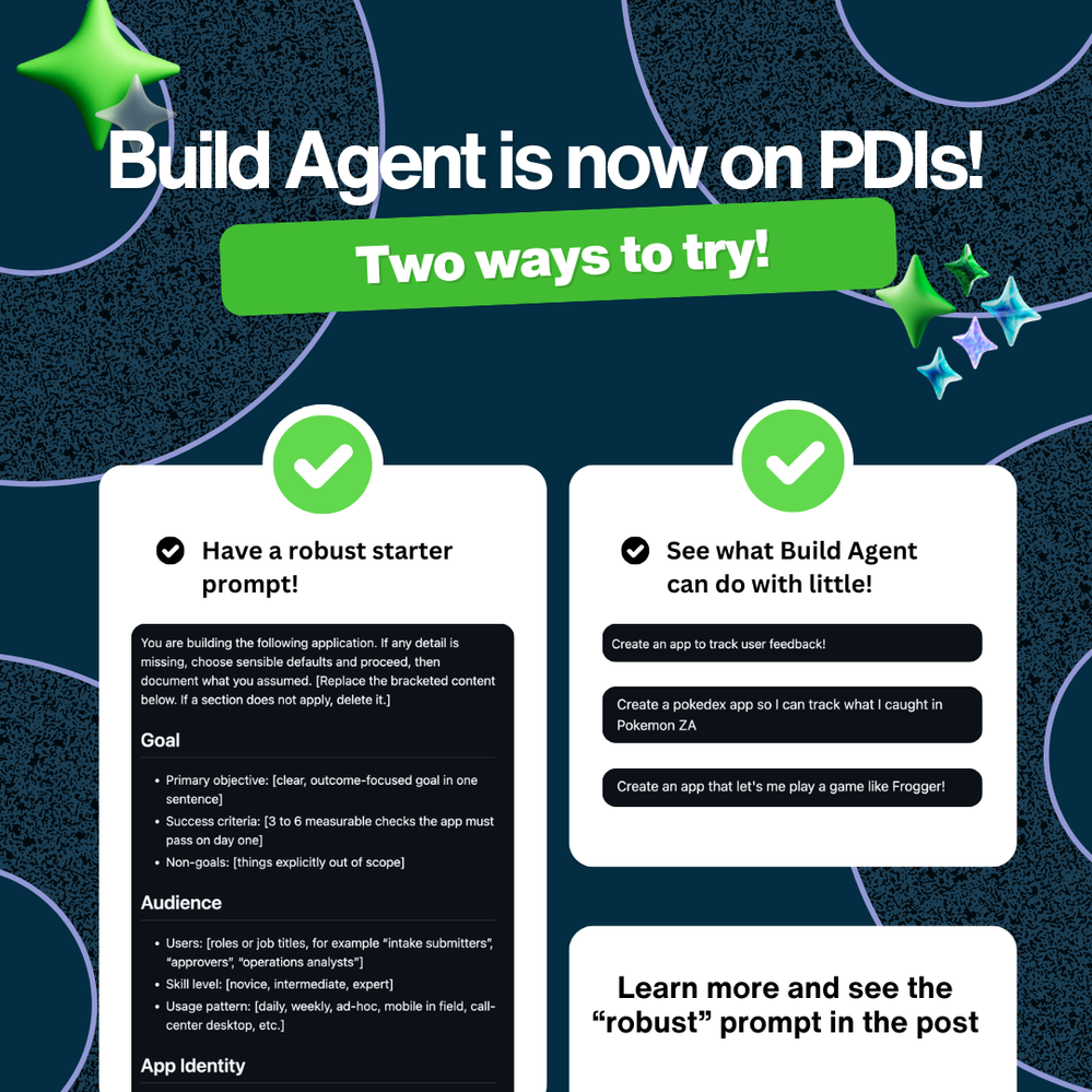 Build Agent is now live on your Personal Developer Instance (PDI)!