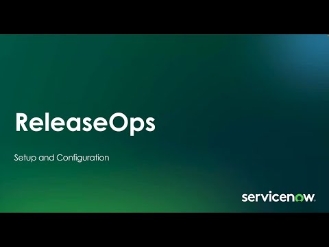 Configuring ReleaseOps in Zurich