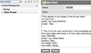 Custom CSS style sheets in non-CMS pages