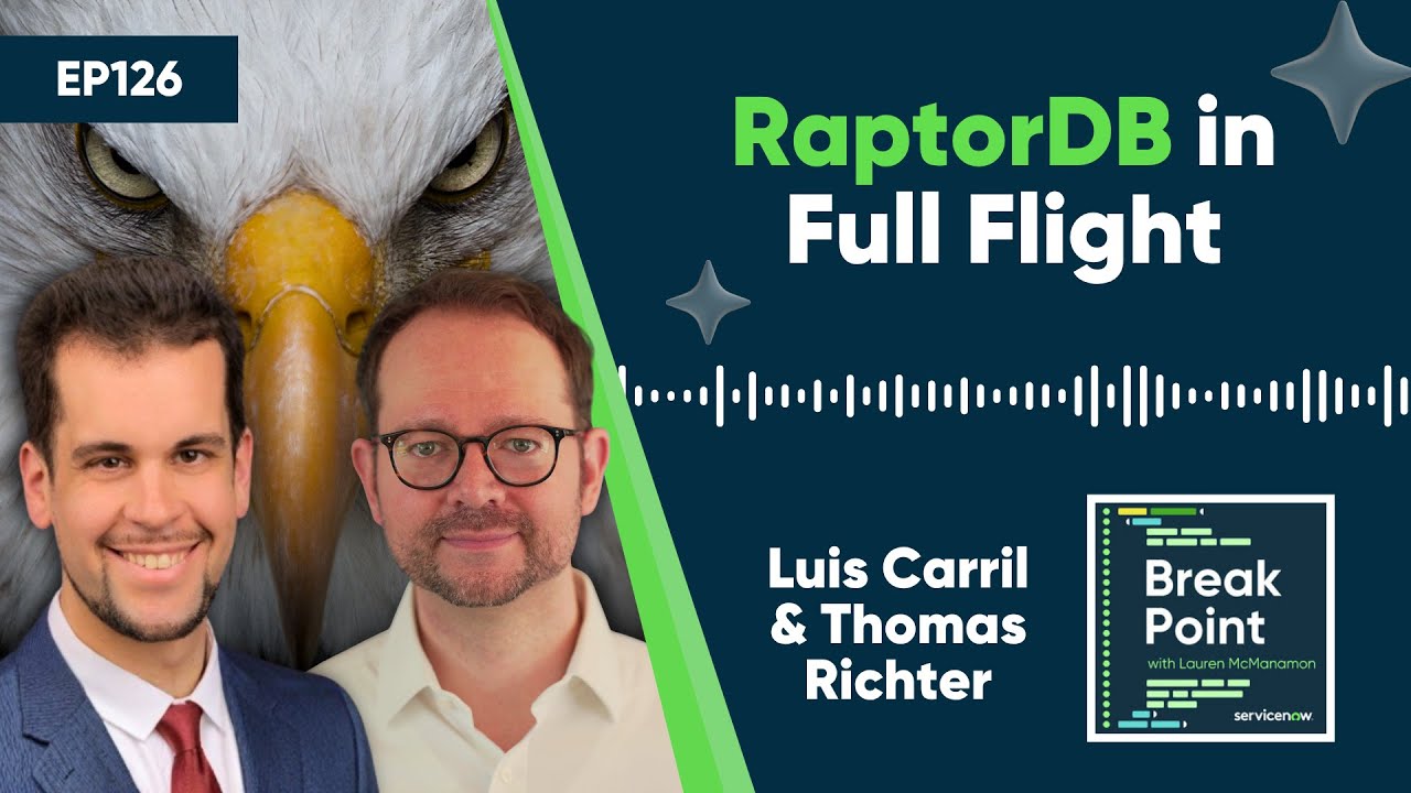 RaptorDB in Full Flight with Luis Carril and Thomas Richter | The Break Point Podcast