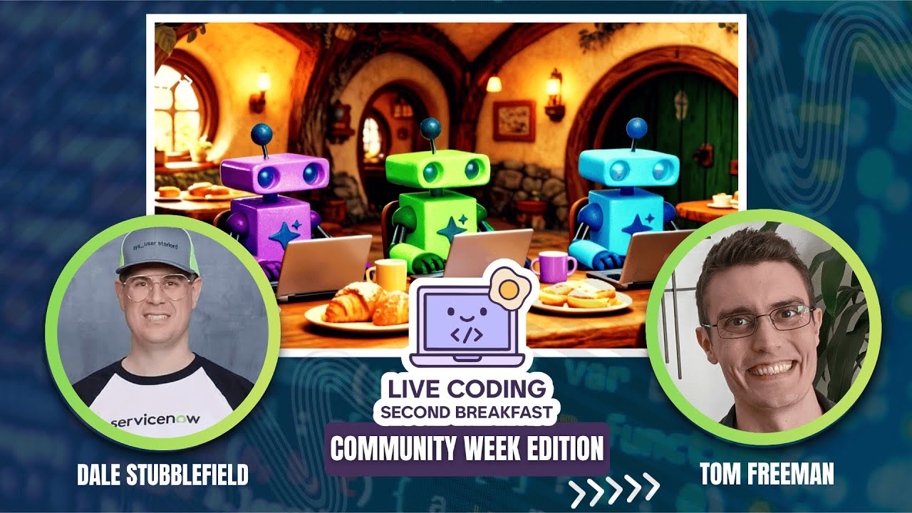 Live Coding Second Breakfast: Community Week Edition (ft. Build Agent!)