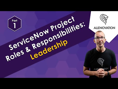 I Wish I'd Had Known This Earlier: ServiceNow Project Roles and Responsibilities