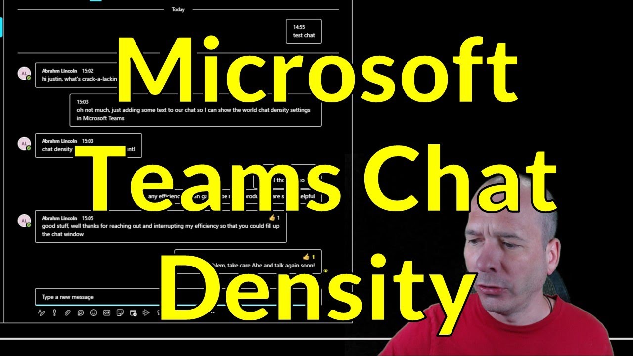 Microsoft Teams Chat Density
