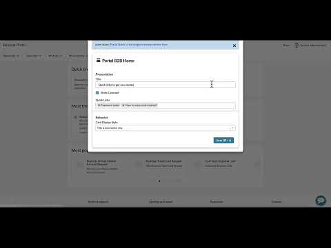 Configurable Portal Widgets: Portal Quick Links Widget