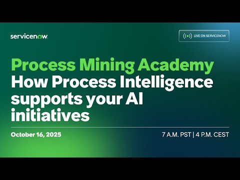 Process Mining Academy #41 - How Process Intelligence supports your AI initiatives