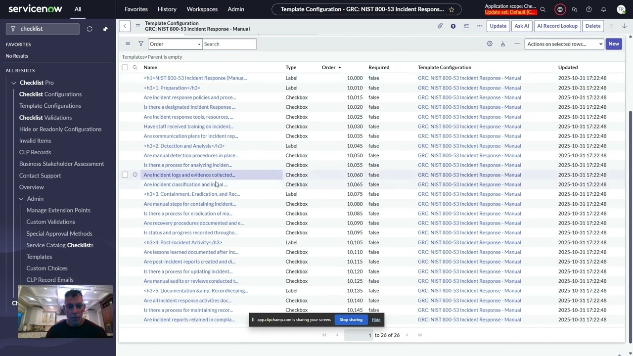 Checklist PRO : GRC / IRM Solution
