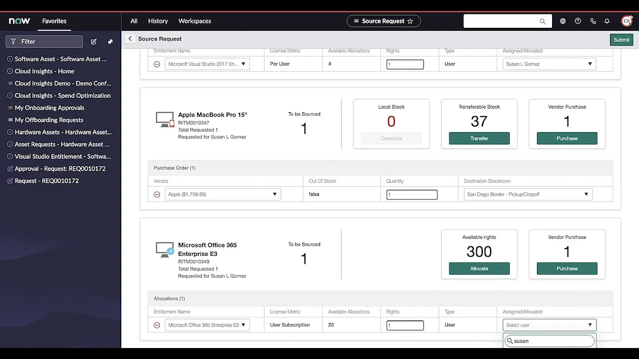 Employee Assets: Onboarding - Reserving Loaner - and Offboarding