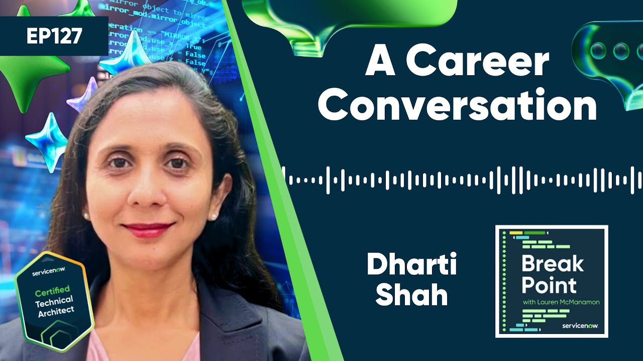 A Career Conversation with Dharti Shah | The Break Point Podcast