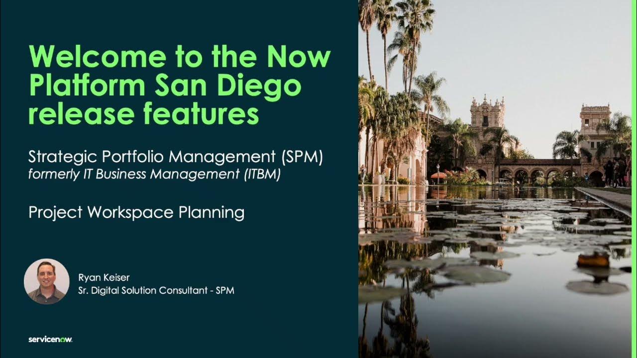 Technology Workflow - San Diego Release - SPM - Project Workspace Planning