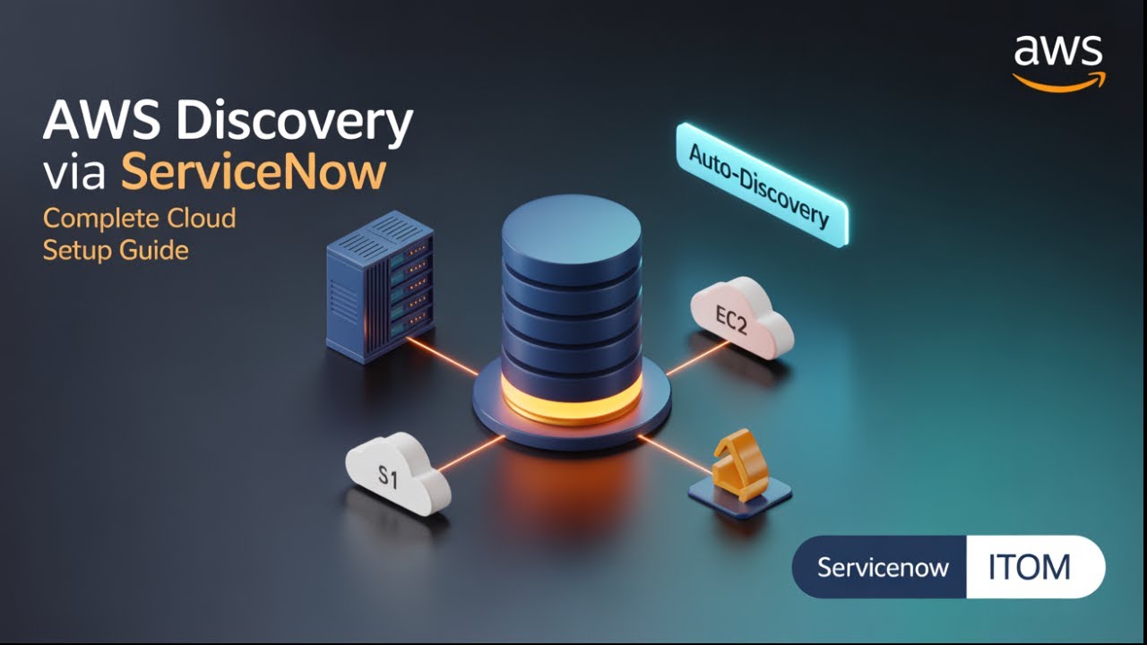 ServiceNow Discovery Part 11: AWS Cloud Discovery Complete Setup Guide | IAM, EC2, RDS