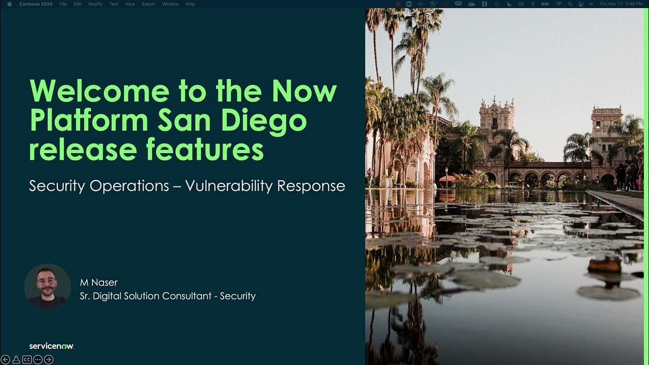 Technology Workflow - San Diego Release - Vulnerability Response (VR)