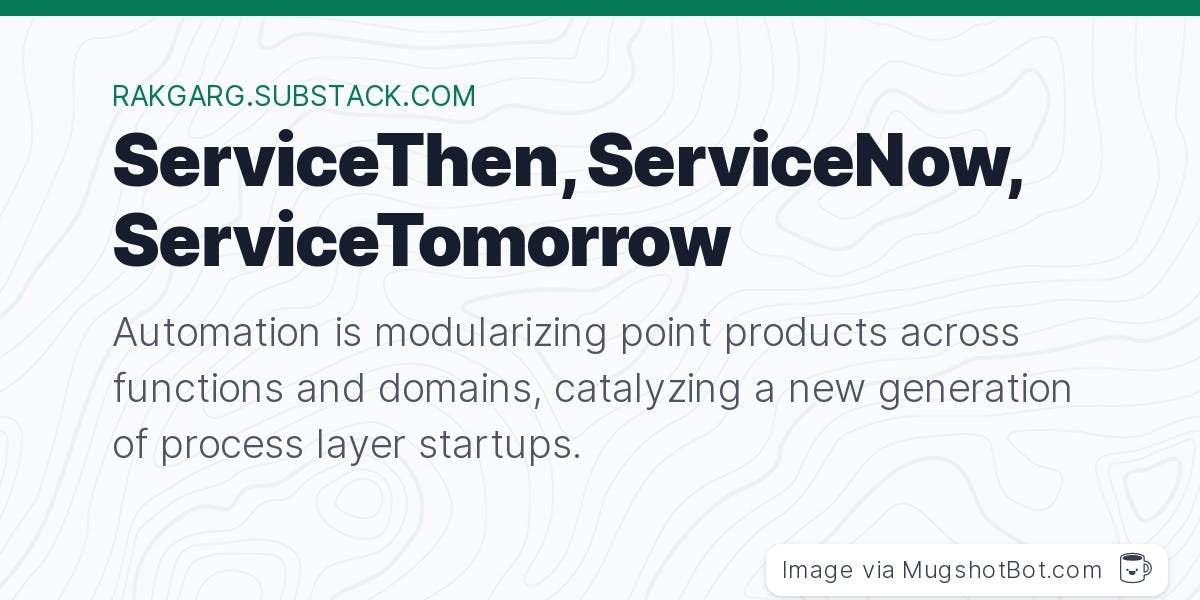ServiceThen, ServiceNow, ServiceTomorrow