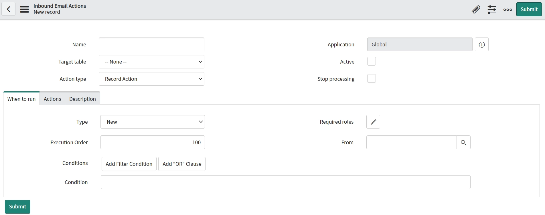 How to create a ticket from an email in ServiceNow - Emergys