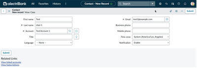 Modeling a Consumer as a Contact with Financial Accounts / Policies in ServiceNow