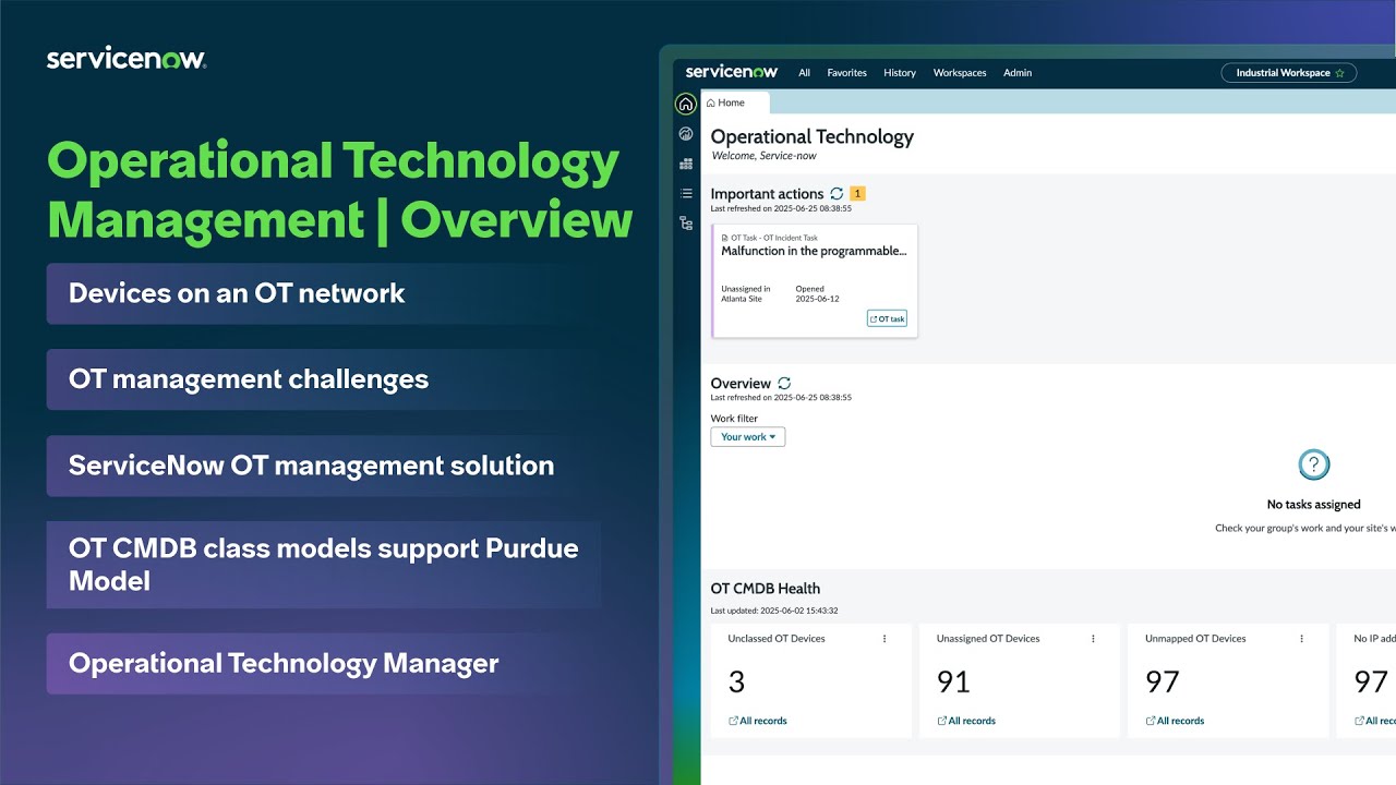 Operational Technology Management | Overview