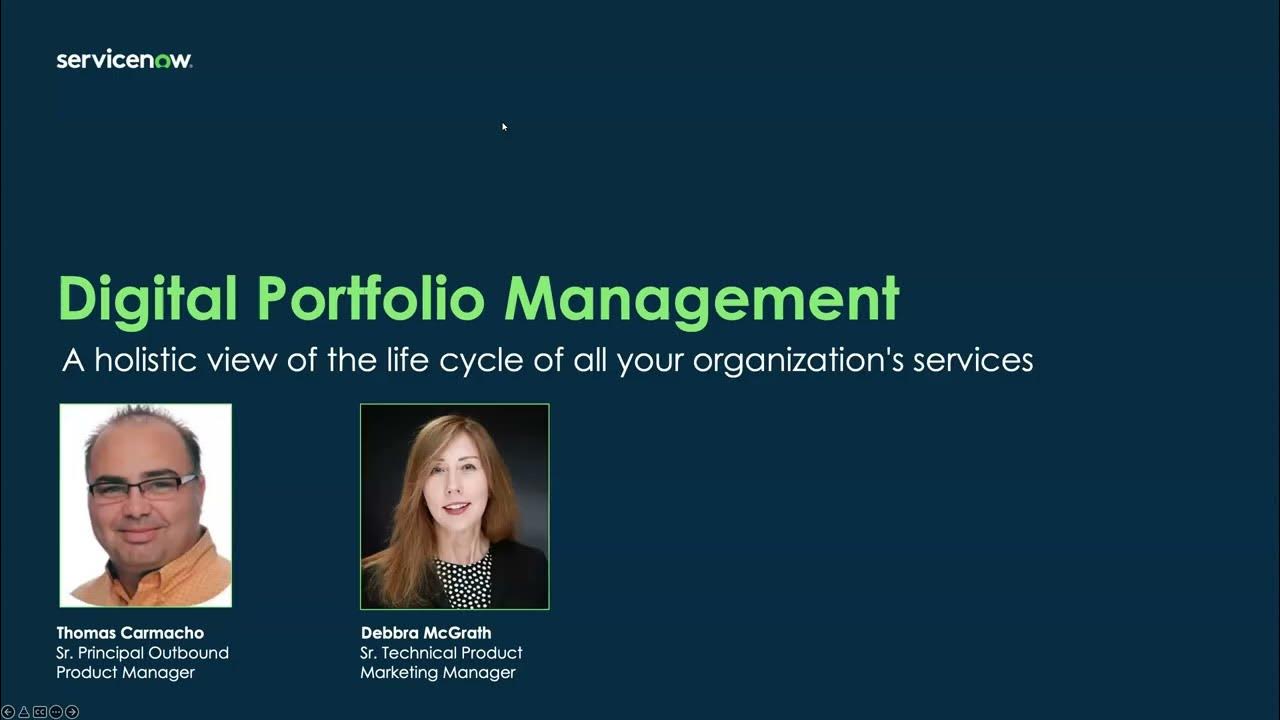 Digital Portfolio Management