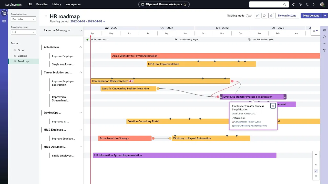 Alignment Planner Workspace Introduction