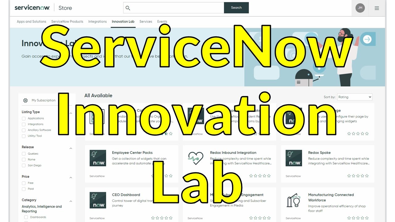 ServiceNow Innovation Lab