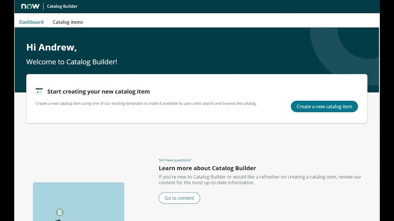 Checking out #ServiceNow Quebec Catalog Builder