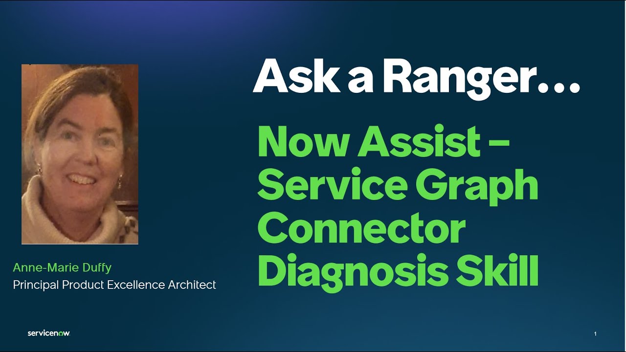 Now Assist for CMDB - Service Graph Connector Diagnosis Skill