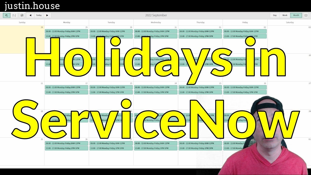 Holidays in ServiceNow