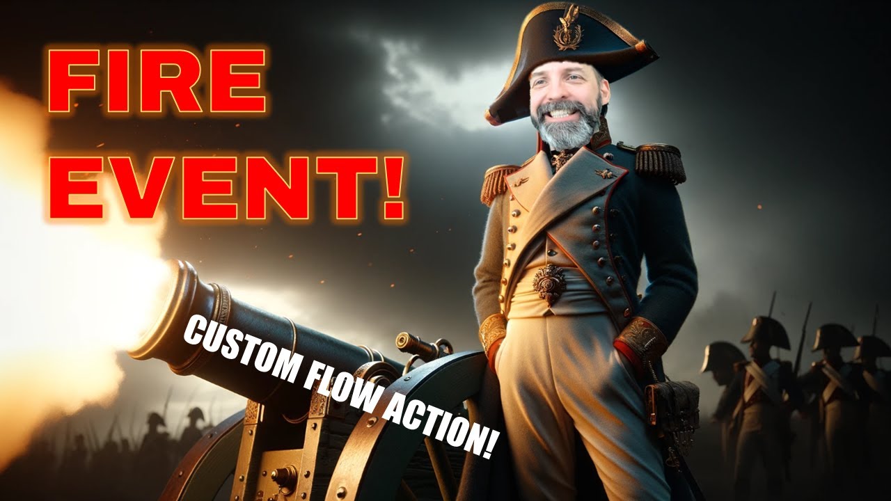#ServiceNow Flow Designer Custom Action - Fire an Event