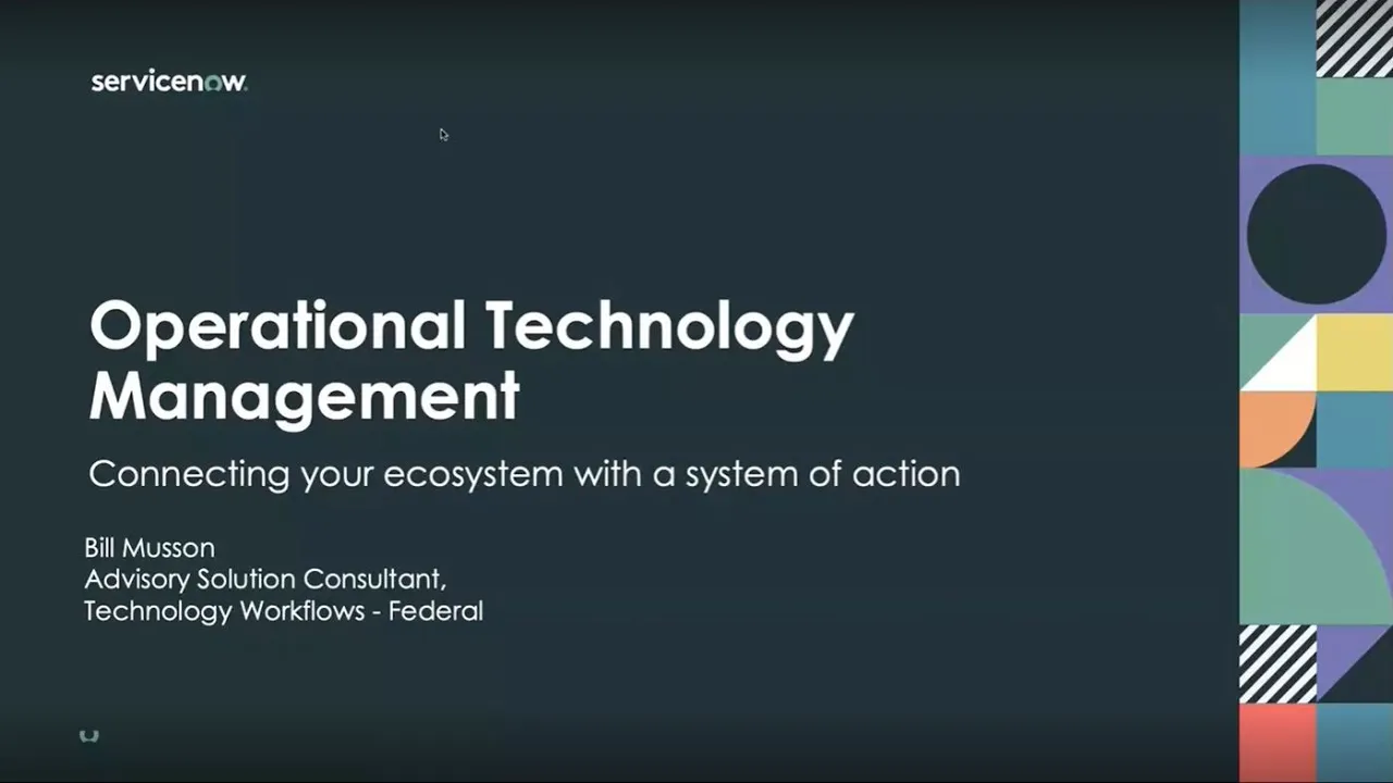 Operational Technology Management - Connecting Your Ecosystem with a System of Action