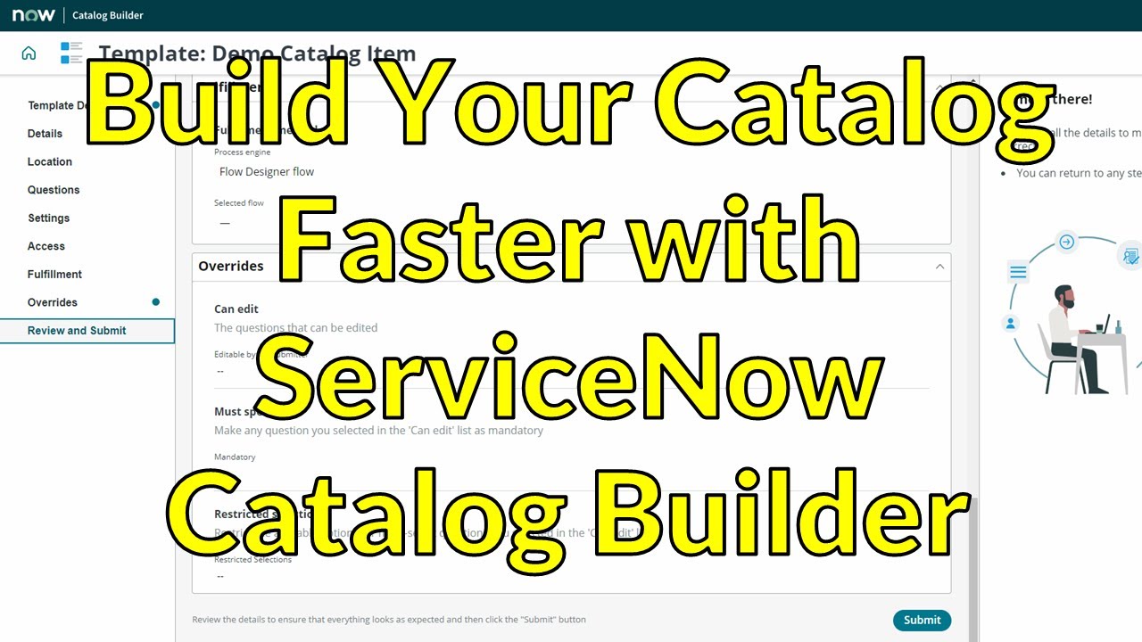 Build Your Catalog Faster with ServiceNow Catalog Builder