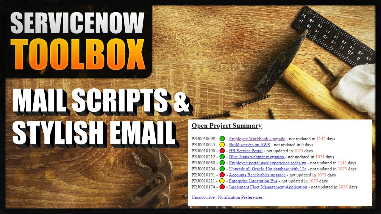 Using ServiceNow Mail Scripts for Stylish Notifications