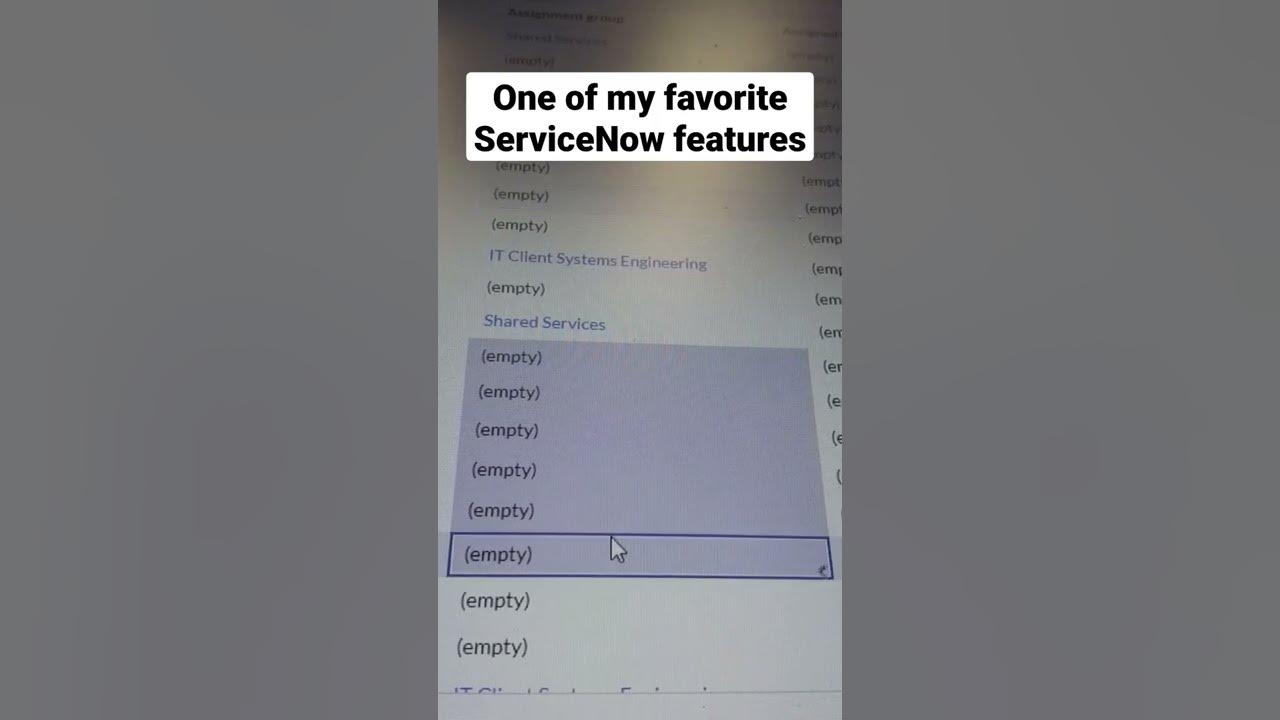One of my favorite ServiceNow features