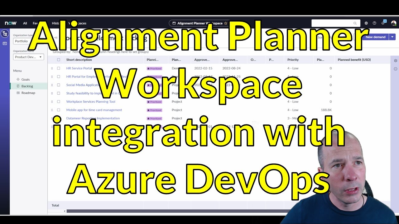 Alignment Planner Workspace Integration with Azure DevOps