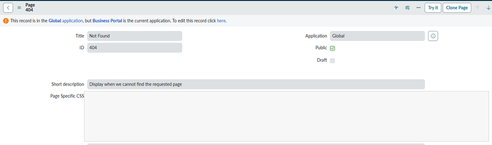 Making portal pages public