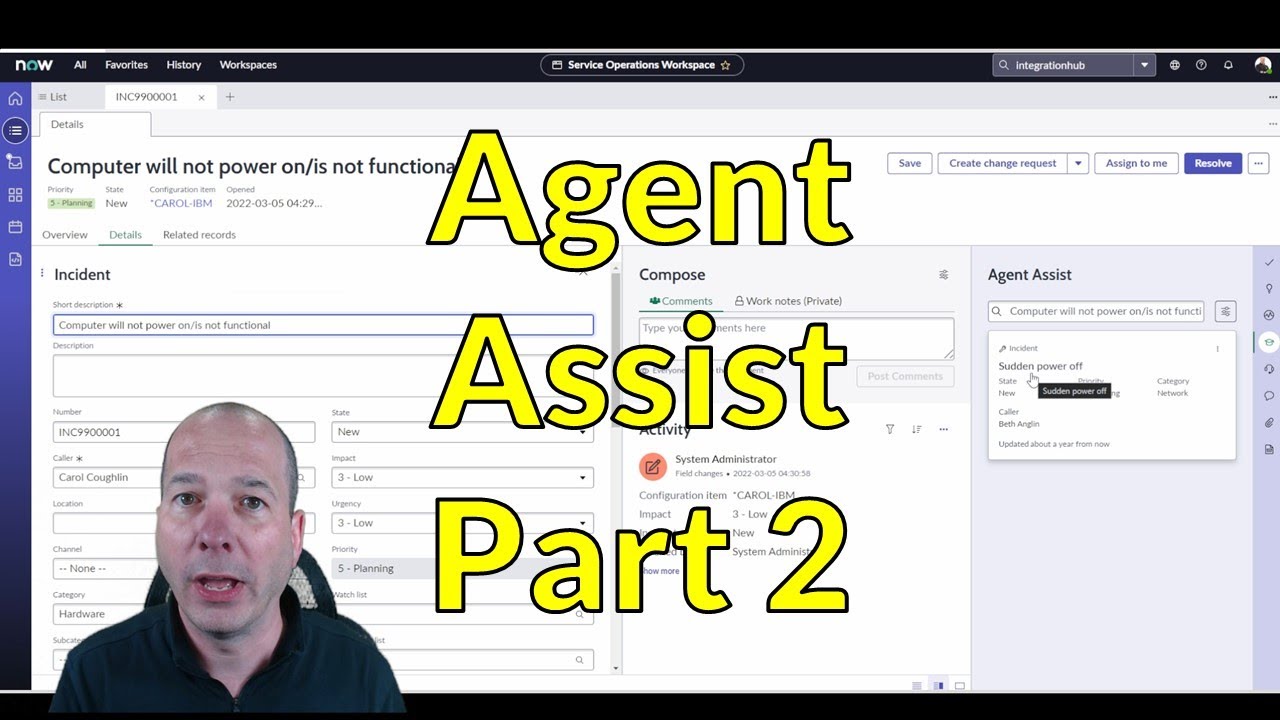 ServiceNow Agent Assist Part 2