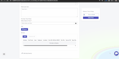 Validate file names for attachment type variable in Native + Portal