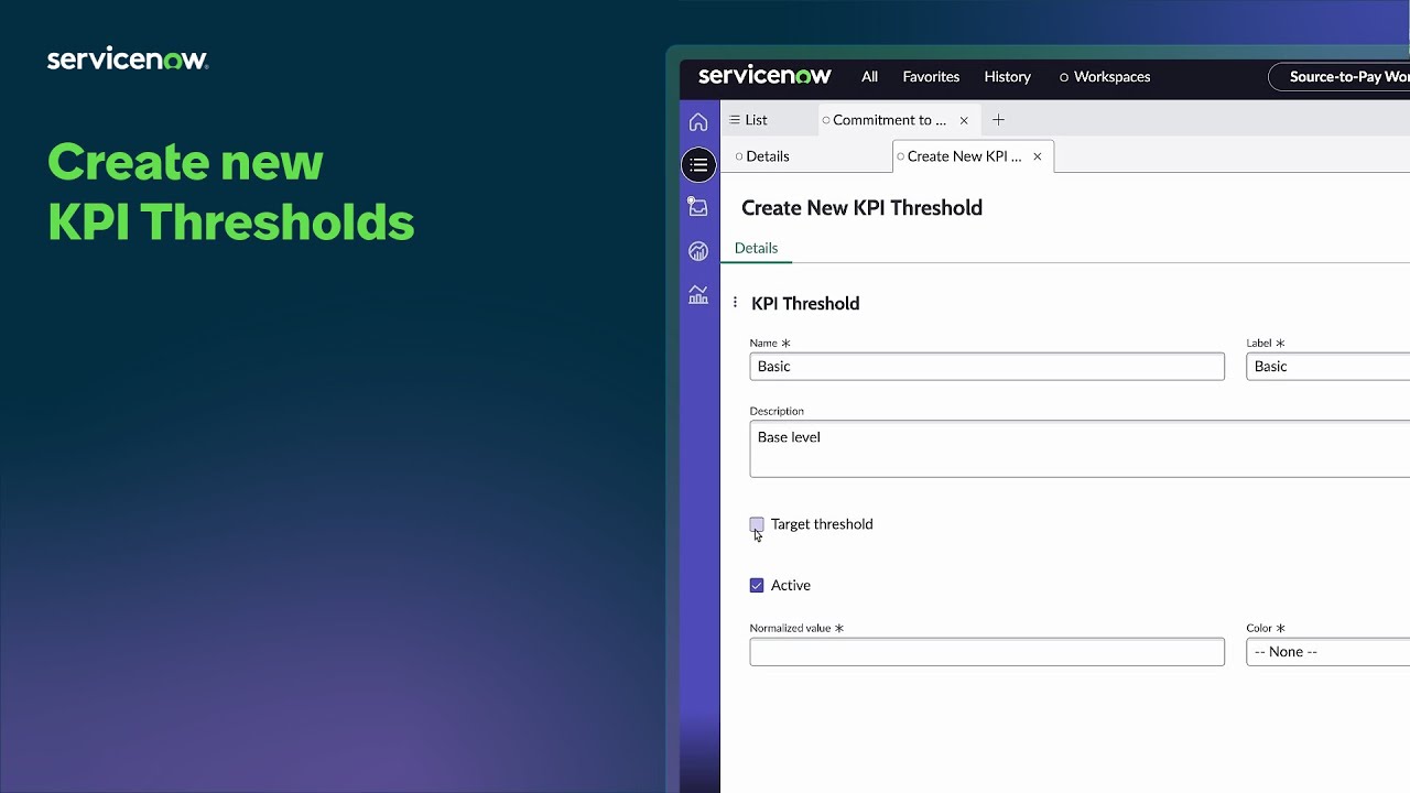 Source-to-Pay Operations | Create a KPI template