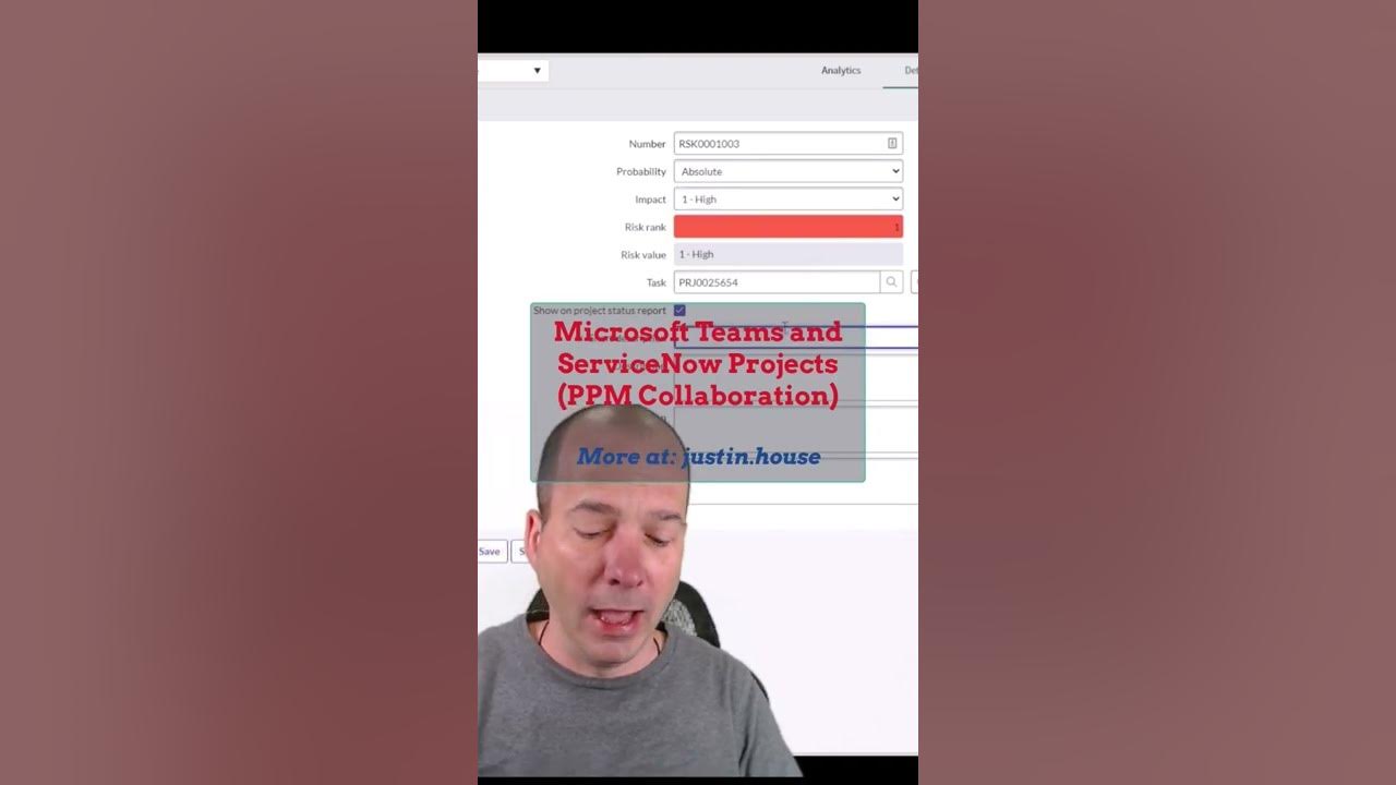 Microsoft Teams and ServiceNow Projects (PPM Collaboration)