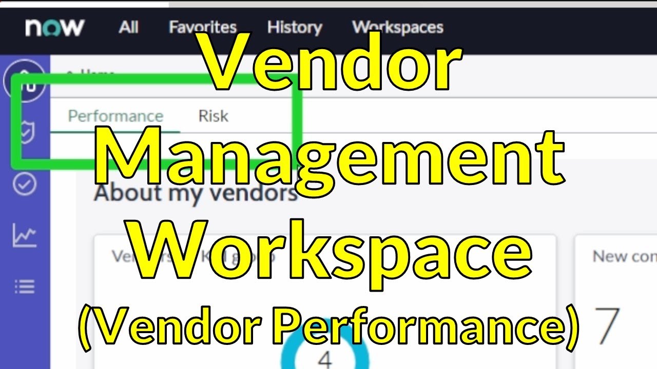 Vendor Management Workspace (Vendor Performance)