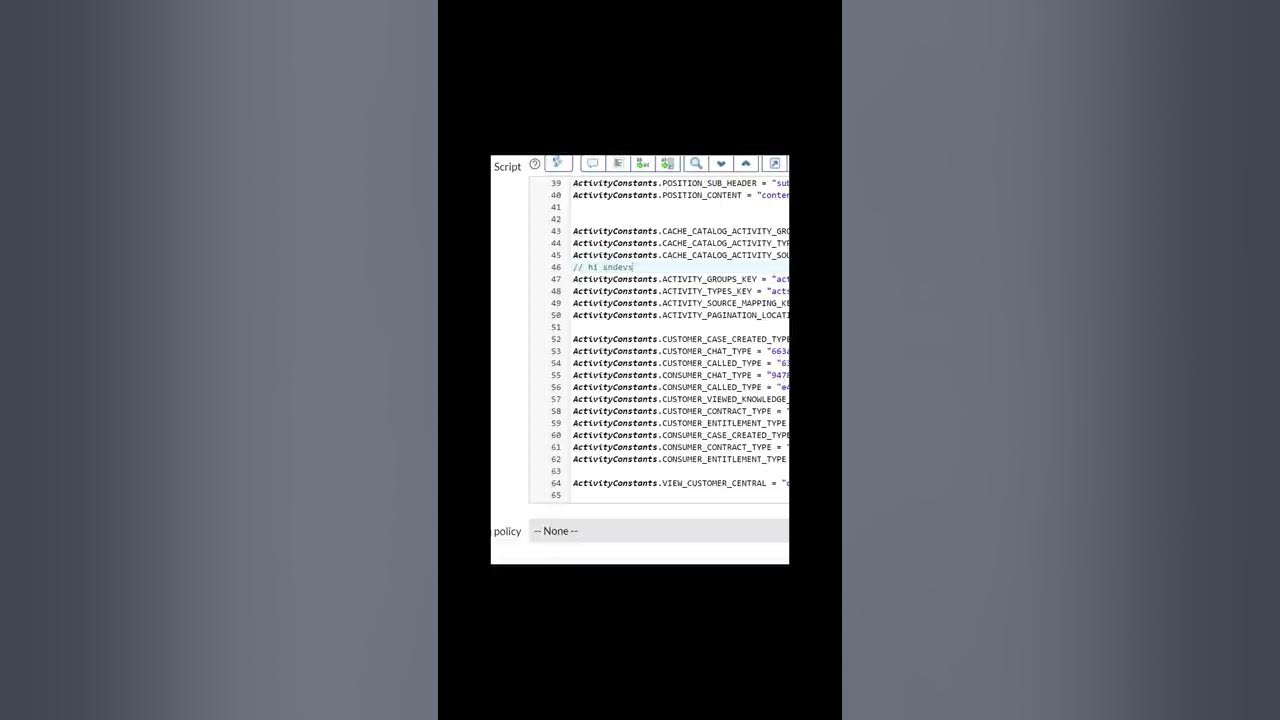 Actual comments found in code (well... mostly real). #code #scripting #servicenow #shorts