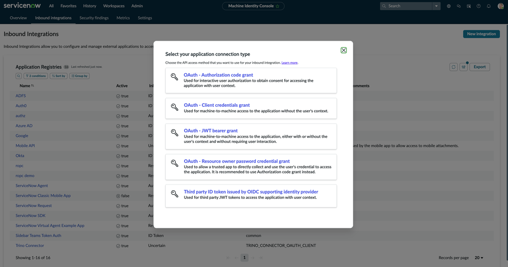 Choose the Right OAuth Grant Type for ServiceNow Integration