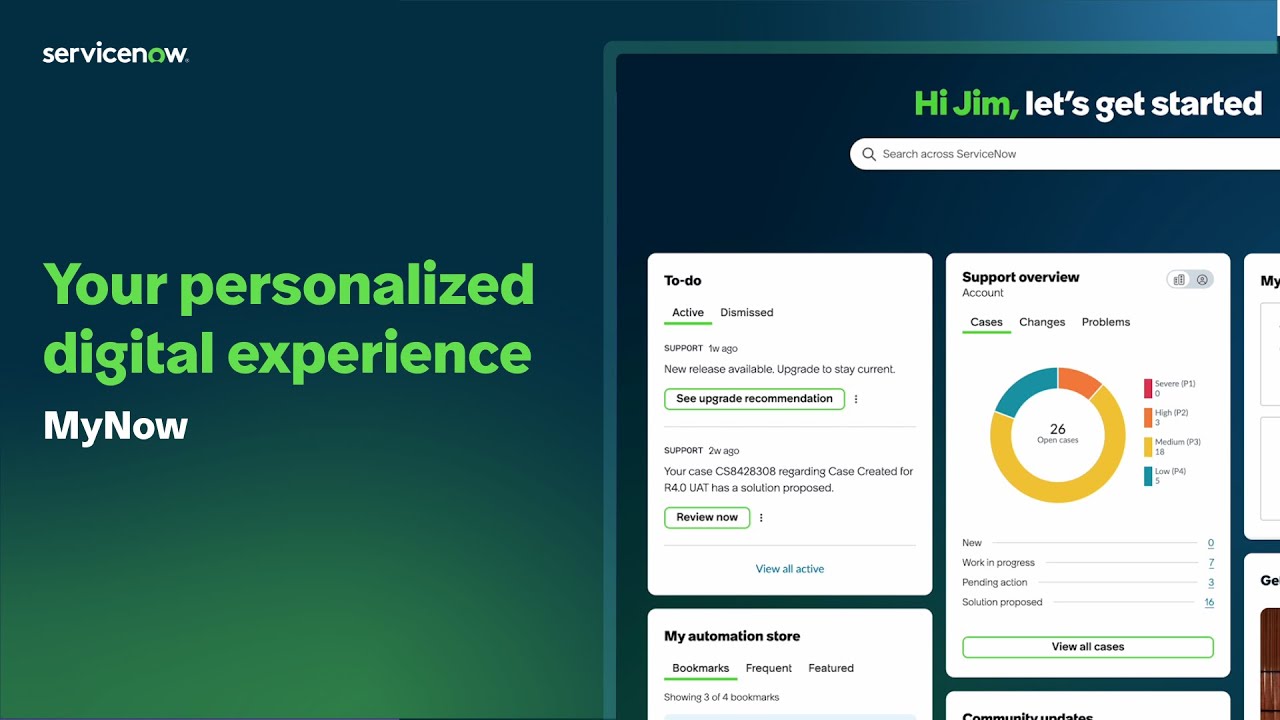 Your personalized digital experience | MyNow R5.0