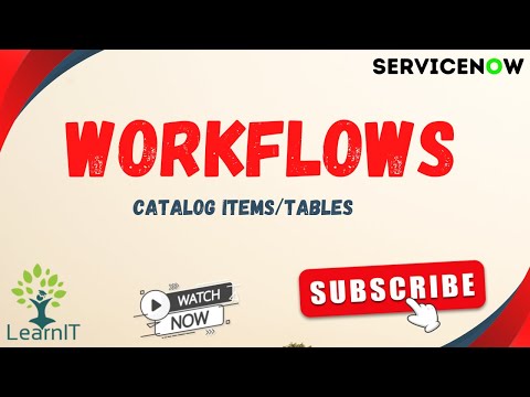 Workflow | How to Create Workflow for Catalog Items and Tables | Workflow Activities